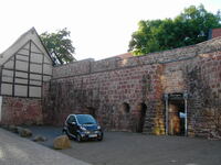 Stadtmauer an der Ecke Tensch-/Goethestra&szlig;e